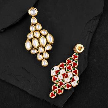 White pearl earrings 3