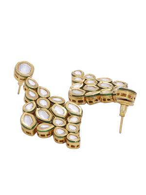 White pearl earrings 4