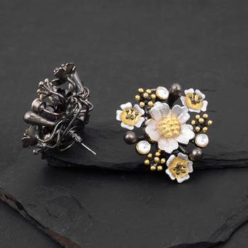 White pearl earrings 2