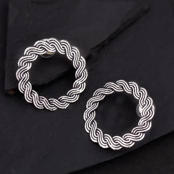 White pearl earrings 1