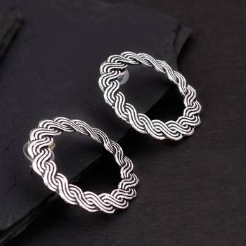 White pearl earrings 3