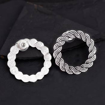 White pearl earrings 4