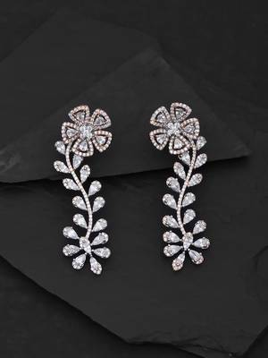White pearl earrings 1
