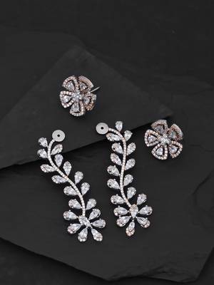 White pearl earrings 3