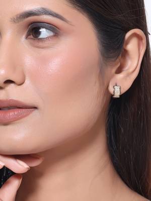 White pearl earrings 2