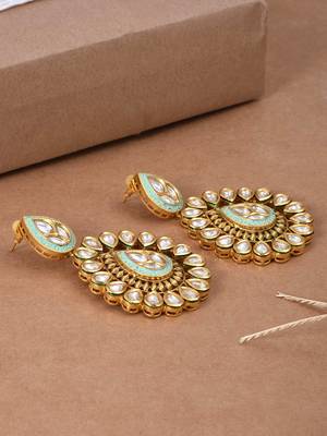 White pearl earrings 3