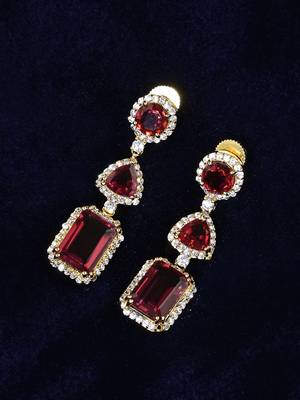 Multicolor pearl earrings 1