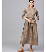 Indo Era Multi Printed A-Line Dresses