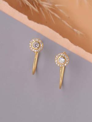 White pearl earrings 1