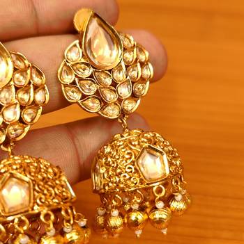 Gold jhumkas 2