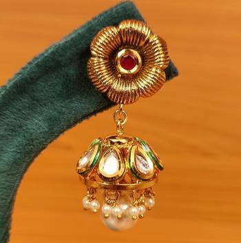 Red jhumkas 2
