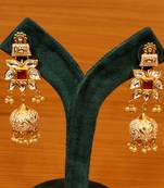 Red jhumkas