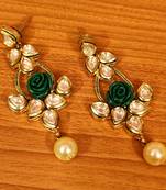 Green danglers-drops