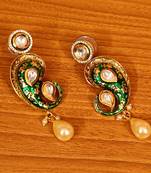 Green danglers-drops