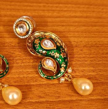 Green danglers-drops 2