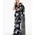 black and white cotton silk chanderi saree with clydescope print