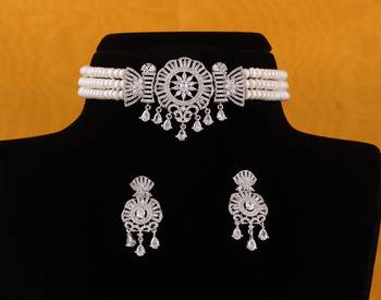 Real Natural Hyderabadi pearls choker Set With Certificate 1