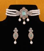 Real Natural Hyderabadi pearls choker Set With Certificate