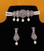 Real Natural Hyderabadi pearls choker Set With Certificate