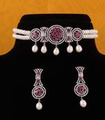 Real Natural Hyderabadi pearls choker Set With Certificate