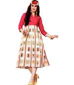 MAHATI  white cottonkurti