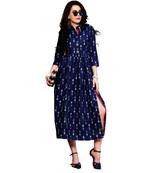 MAHATI  blue cottonkurti