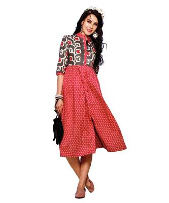 MAHATI  pink cottonkurti 1