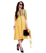 MAHATI  yellow cottonkurti