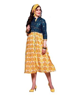 MAHATI  yellow cottonkurti 3