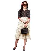 MAHATI  cream cottonkurti