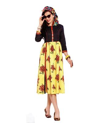 MAHATI  yellow cottonkurti 3