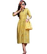 MAHATI  yellow cottonkurti