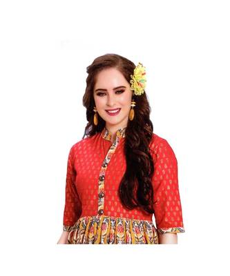 MAHATI  peach cottonkurti 2