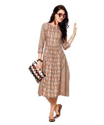 MAHATI  brown cottonkurti 1