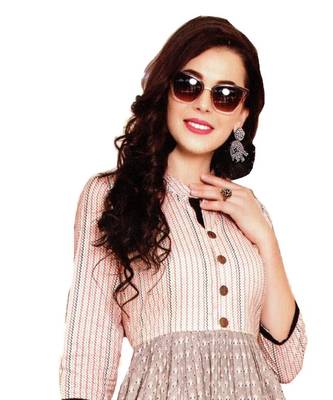 MAHATI  beige cottonkurti 2