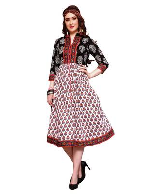 MAHATI  white cottonkurti 1