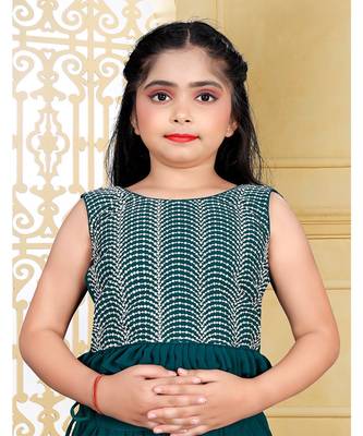 wedding designer rama georgette kidswear lehenga 2