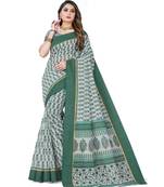 SOFT COTTON PRINTED SAREE with blouse