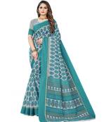 SOFT COTTON PRINTED SAREE with blouse