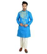 Abstract   Designed Cotton Kurta  Embroideried