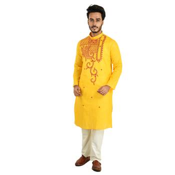 Abstract   Designed Cotton Kurta  Embroideried 1