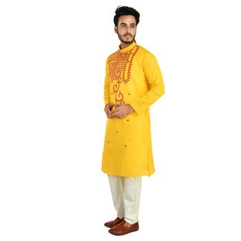 Abstract   Designed Cotton Kurta  Embroideried 2