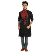 Abstract   Designed Cotton Kurta  Embroideried