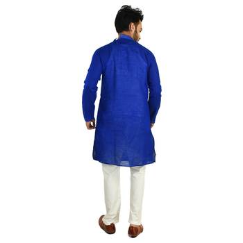 Bangla Cotton Kurta  Ethnic Chest  Embroideried Design 5