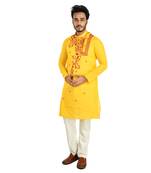 Bangla Cotton Kurta  Ethnic Chest  Embroideried Design