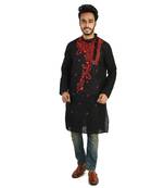 Bangla Cotton Kurta  Ethnic Chest  Embroideried Design