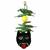 Salvus App SOLUTIONS Plastic Black Bhoot Face Wall Hanging Nazar Battu/EvilEyeProtectorforHome/Office/Shop (11x4.5 Inch)