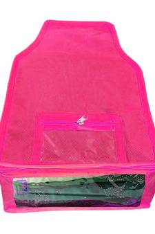 Atorakushon   Non Woven Fabric Blouse Cover Saree Cover Jeans Trousers Clothes Organizer For Wardrobe Pack Of 1 Pink