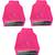 Atorakushon   Non Woven Fabric Blouse Cover Saree Cover Jeans Trousers Clothes Organizer For Wardrobe Pack Of 3 Pink