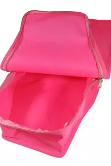 Atorakushon   Non Woven Fabric Blouse Cover Saree Cover Jeans Trousers Clothes Organizer For Wardrobe Pack Of 6 Pink